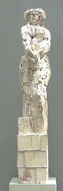 Weiße III, 2003, h: 92, Ziegel, engobiert , 1 500 Euro